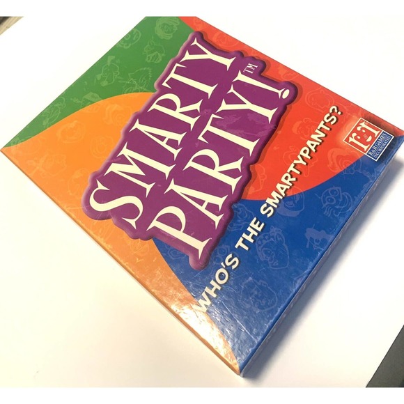 SMARTY PARTY Fun Family Trivia Questions Game SmartyPants Ages 10+ Preowned 2003 - Picture 12 of 12